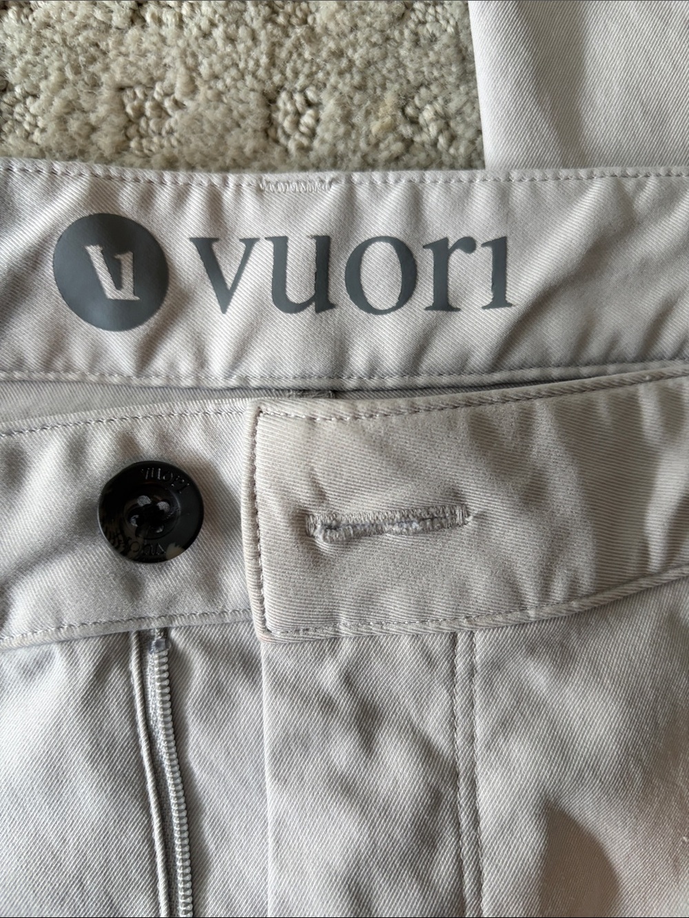 Vuori Men’s Light Gray Performance Chinos - Picture 2 of 4